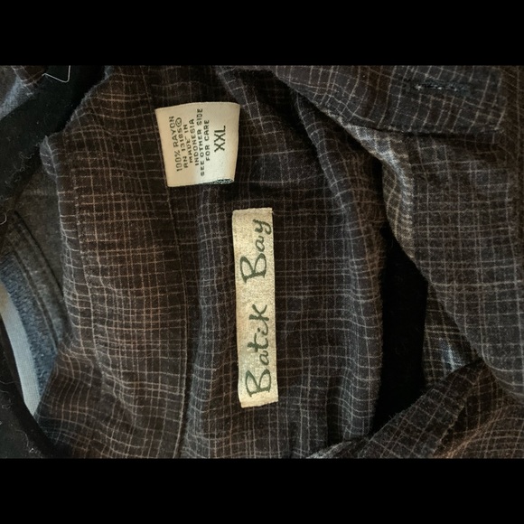 Vintage Batik Bay Hawaiian Top - 2XL - Picture 3 of 3